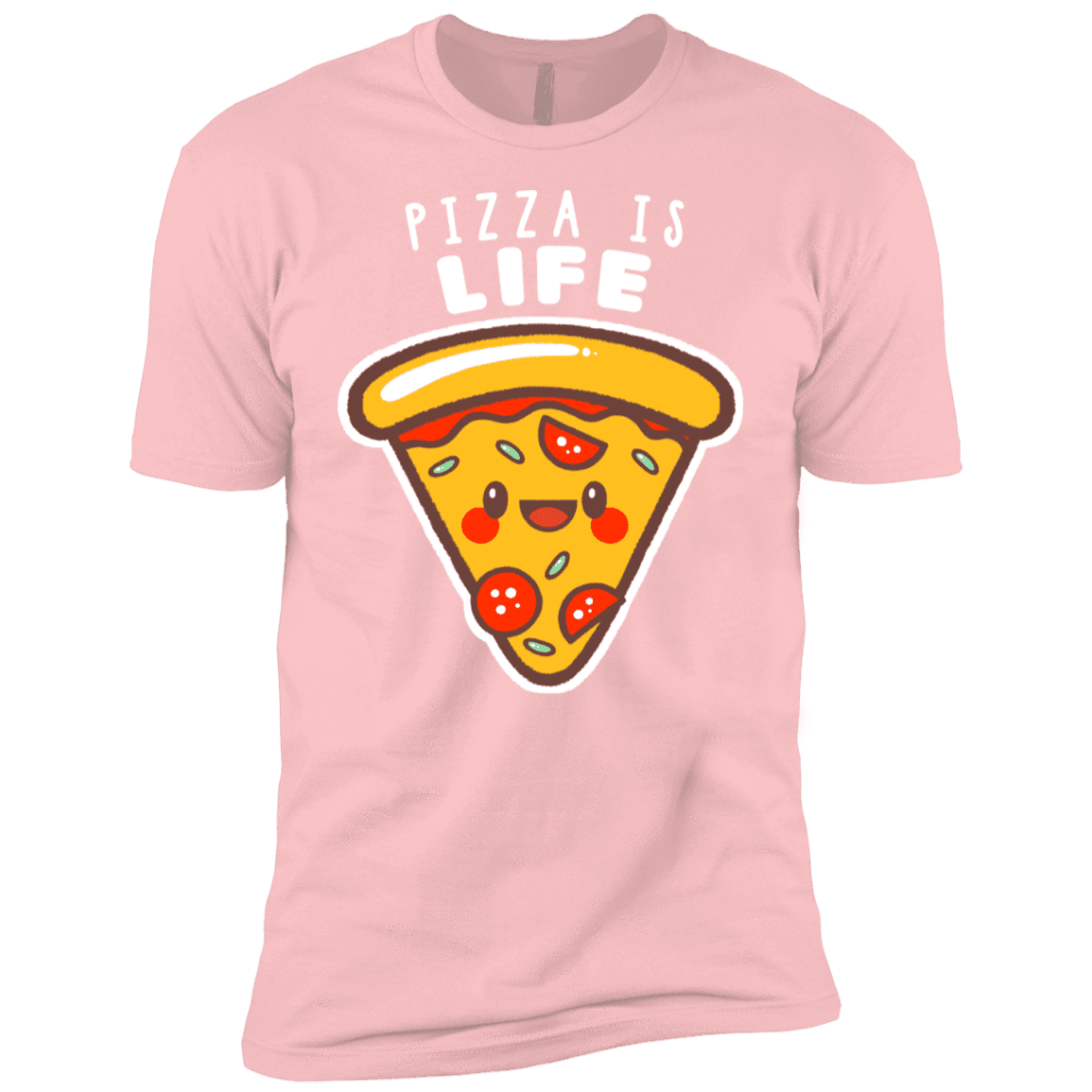 T-Shirts Light Pink / YXS Pizza is Life Boys Premium T-Shirt