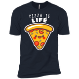 T-Shirts Midnight Navy / YXS Pizza is Life Boys Premium T-Shirt