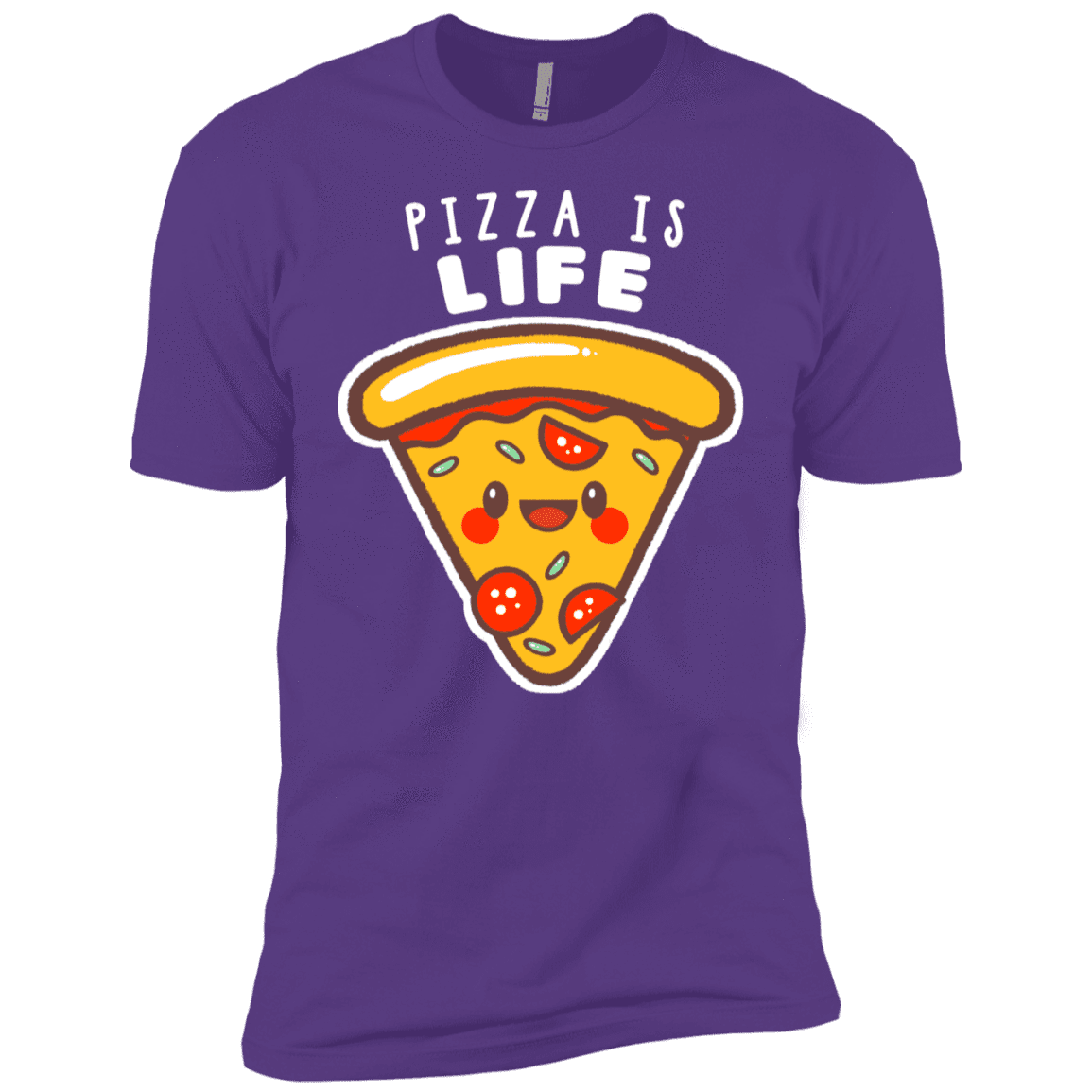 T-Shirts Purple Rush / YXS Pizza is Life Boys Premium T-Shirt