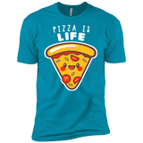 T-Shirts Turquoise / YXS Pizza is Life Boys Premium T-Shirt