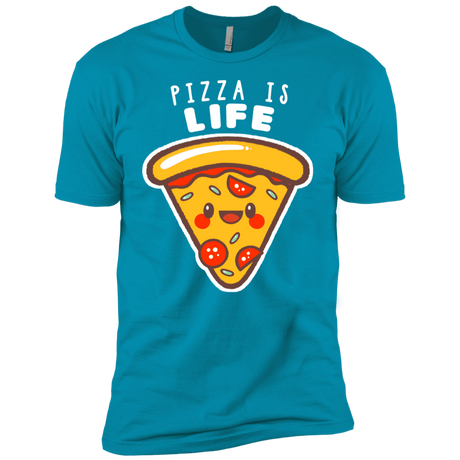 T-Shirts Turquoise / YXS Pizza is Life Boys Premium T-Shirt