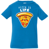 T-Shirts Cobalt / 6 Months Pizza is Life Infant Premium T-Shirt