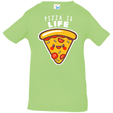 T-Shirts Key Lime / 6 Months Pizza is Life Infant Premium T-Shirt