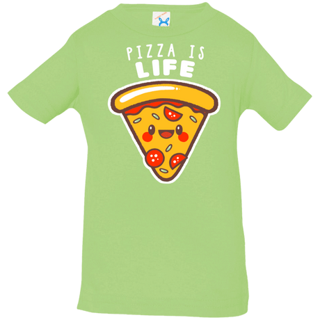 T-Shirts Key Lime / 6 Months Pizza is Life Infant Premium T-Shirt