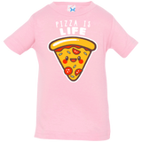 T-Shirts Pink / 6 Months Pizza is Life Infant Premium T-Shirt