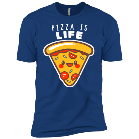 T-Shirts Royal / X-Small Pizza is Life Men's Premium T-Shirt