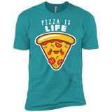 T-Shirts Tahiti Blue / X-Small Pizza is Life Men's Premium T-Shirt