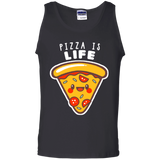 T-Shirts Black / S Pizza is Life Men's Tank Top