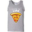 T-Shirts Sport Grey / S Pizza is Life Men's Tank Top