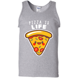 T-Shirts Sport Grey / S Pizza is Life Men's Tank Top