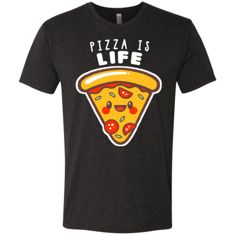 T-Shirts Vintage Black / S Pizza is Life Men's Triblend T-Shirt