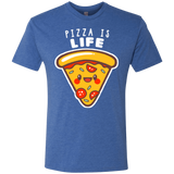 T-Shirts Vintage Royal / S Pizza is Life Men's Triblend T-Shirt