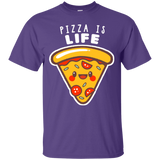 T-Shirts Purple / S Pizza is Life T-Shirt