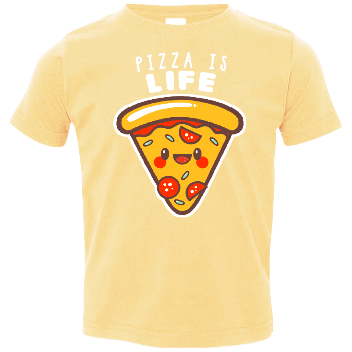 T-Shirts Butter / 2T Pizza is Life Toddler Premium T-Shirt