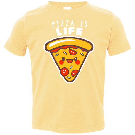 T-Shirts Butter / 2T Pizza is Life Toddler Premium T-Shirt