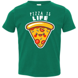 T-Shirts Kelly / 2T Pizza is Life Toddler Premium T-Shirt