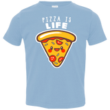 T-Shirts Light Blue / 2T Pizza is Life Toddler Premium T-Shirt