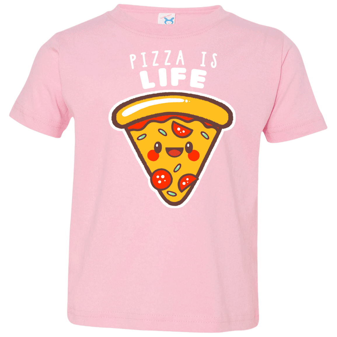 T-Shirts Pink / 2T Pizza is Life Toddler Premium T-Shirt