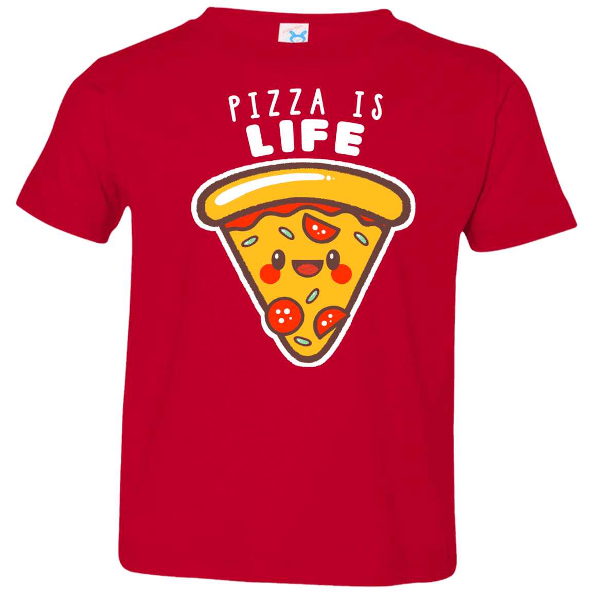 T-Shirts Red / 2T Pizza is Life Toddler Premium T-Shirt