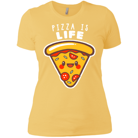 T-Shirts Banana Cream/ / X-Small Pizza is Life Women's Premium T-Shirt