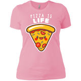 T-Shirts Light Pink / X-Small Pizza is Life Women's Premium T-Shirt