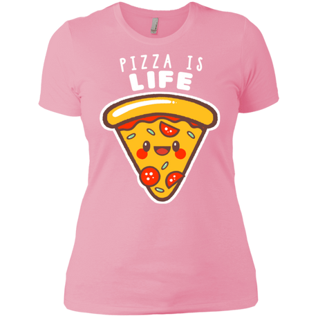 T-Shirts Light Pink / X-Small Pizza is Life Women's Premium T-Shirt