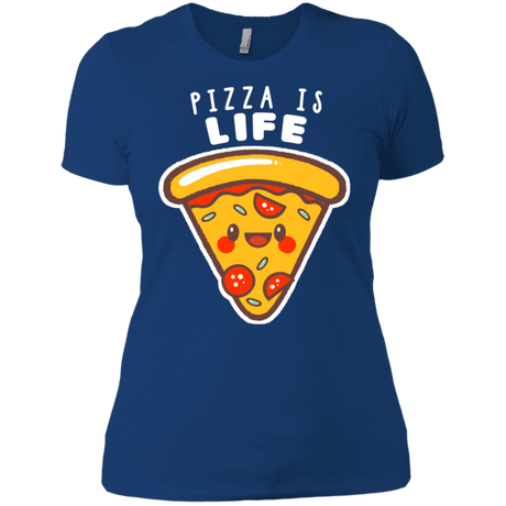 T-Shirts Royal / X-Small Pizza is Life Women's Premium T-Shirt
