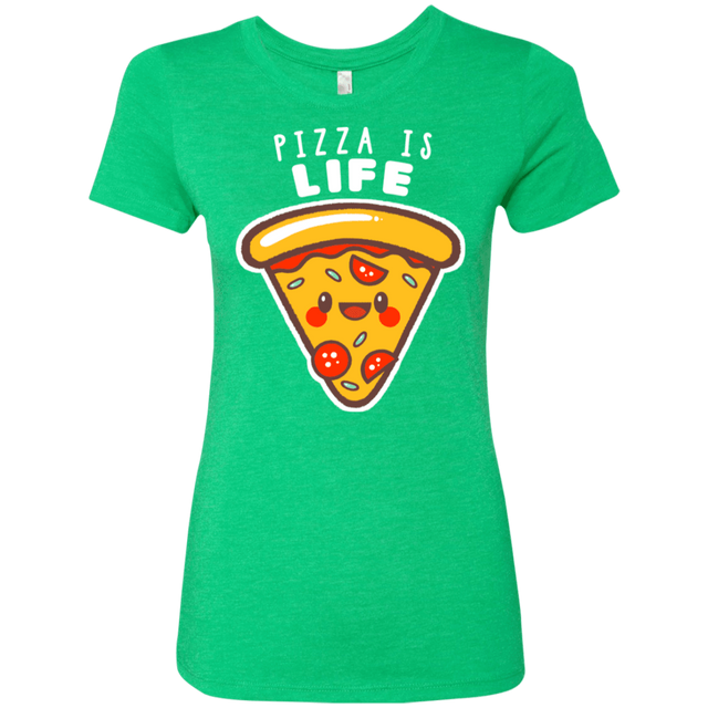 T-Shirts Envy / S Pizza is Life Women's Triblend T-Shirt