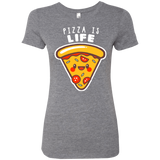 T-Shirts Premium Heather / S Pizza is Life Women's Triblend T-Shirt