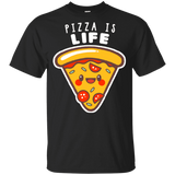 T-Shirts Black / YXS Pizza is Life Youth T-Shirt