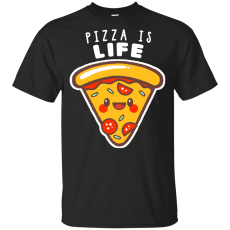 T-Shirts Black / YXS Pizza is Life Youth T-Shirt