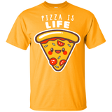 T-Shirts Gold / YXS Pizza is Life Youth T-Shirt