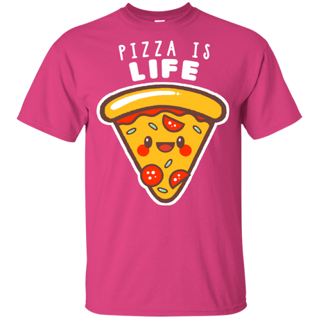 T-Shirts Heliconia / YXS Pizza is Life Youth T-Shirt