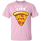 T-Shirts Light Pink / YXS Pizza is Life Youth T-Shirt