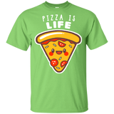 T-Shirts Lime / YXS Pizza is Life Youth T-Shirt