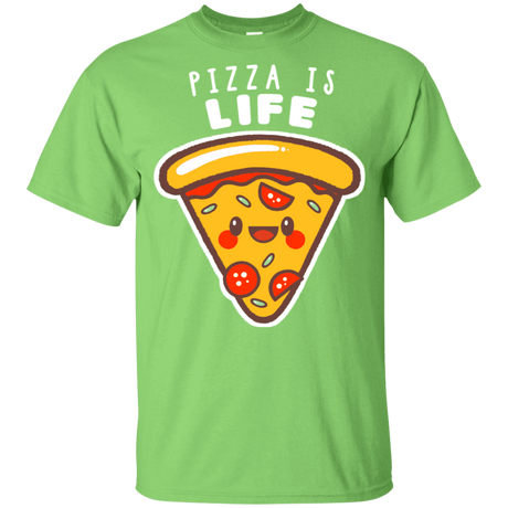 T-Shirts Lime / YXS Pizza is Life Youth T-Shirt