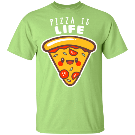 T-Shirts Mint Green / YXS Pizza is Life Youth T-Shirt