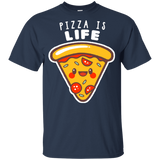 T-Shirts Navy / YXS Pizza is Life Youth T-Shirt