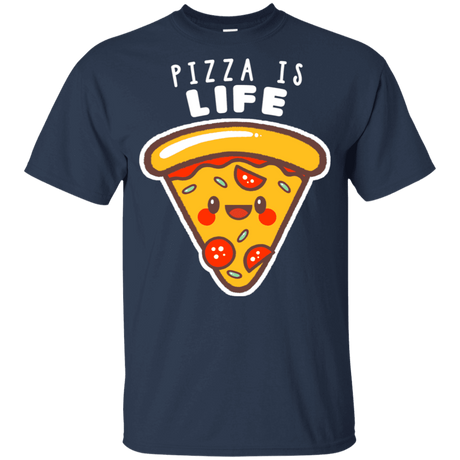 T-Shirts Navy / YXS Pizza is Life Youth T-Shirt