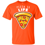 T-Shirts Orange / YXS Pizza is Life Youth T-Shirt