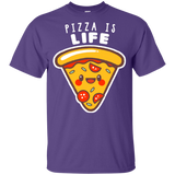 T-Shirts Purple / YXS Pizza is Life Youth T-Shirt