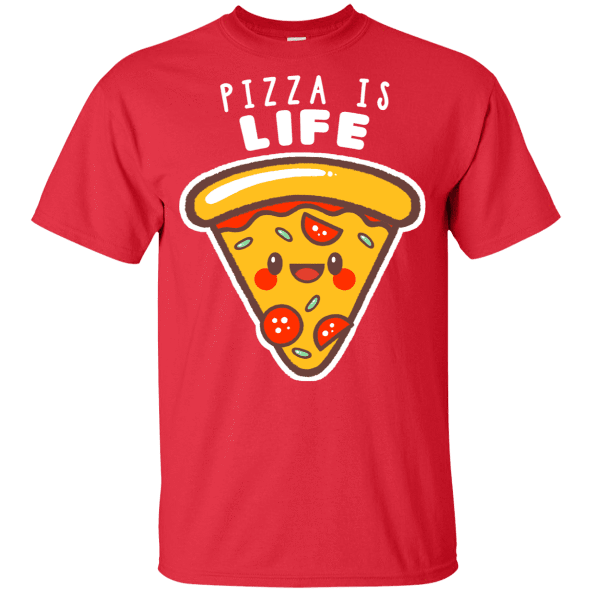 T-Shirts Red / YXS Pizza is Life Youth T-Shirt