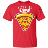 T-Shirts Red / YXS Pizza is Life Youth T-Shirt