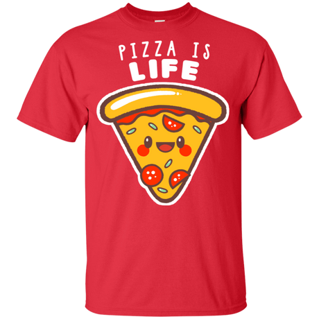 T-Shirts Red / YXS Pizza is Life Youth T-Shirt