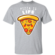 T-Shirts Sport Grey / YXS Pizza is Life Youth T-Shirt