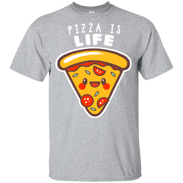 T-Shirts Sport Grey / YXS Pizza is Life Youth T-Shirt