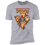T-Shirts Heather Grey / YXS Pizza Ninjas Boys Premium T-Shirt