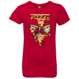 T-Shirts Red / YXS Pizza Ninjas Girls Premium T-Shirt