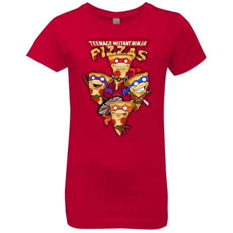 T-Shirts Red / YXS Pizza Ninjas Girls Premium T-Shirt