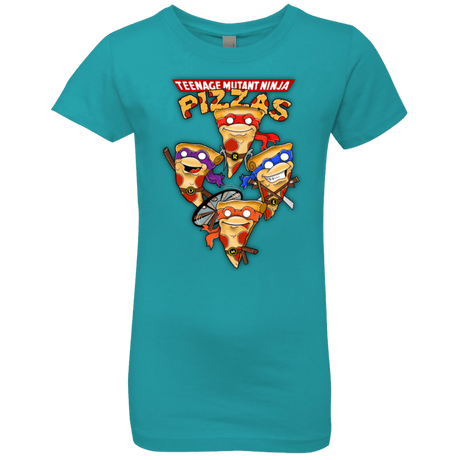 T-Shirts Tahiti Blue / YXS Pizza Ninjas Girls Premium T-Shirt